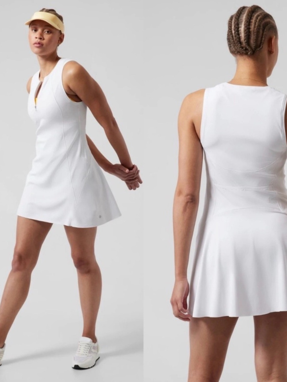Athleta White Ace Tennis Golf Dress - Size XS Petite